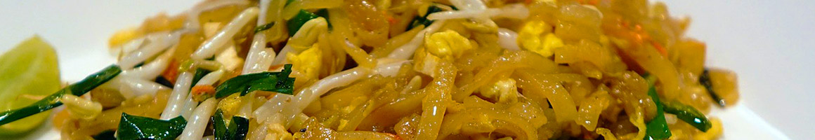 Eating Thai at Lemongrass Thai Restaurant restaurant in Raleigh, NC.